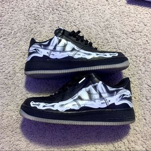 Black Nike Air Force 1 ‘Skeleton’